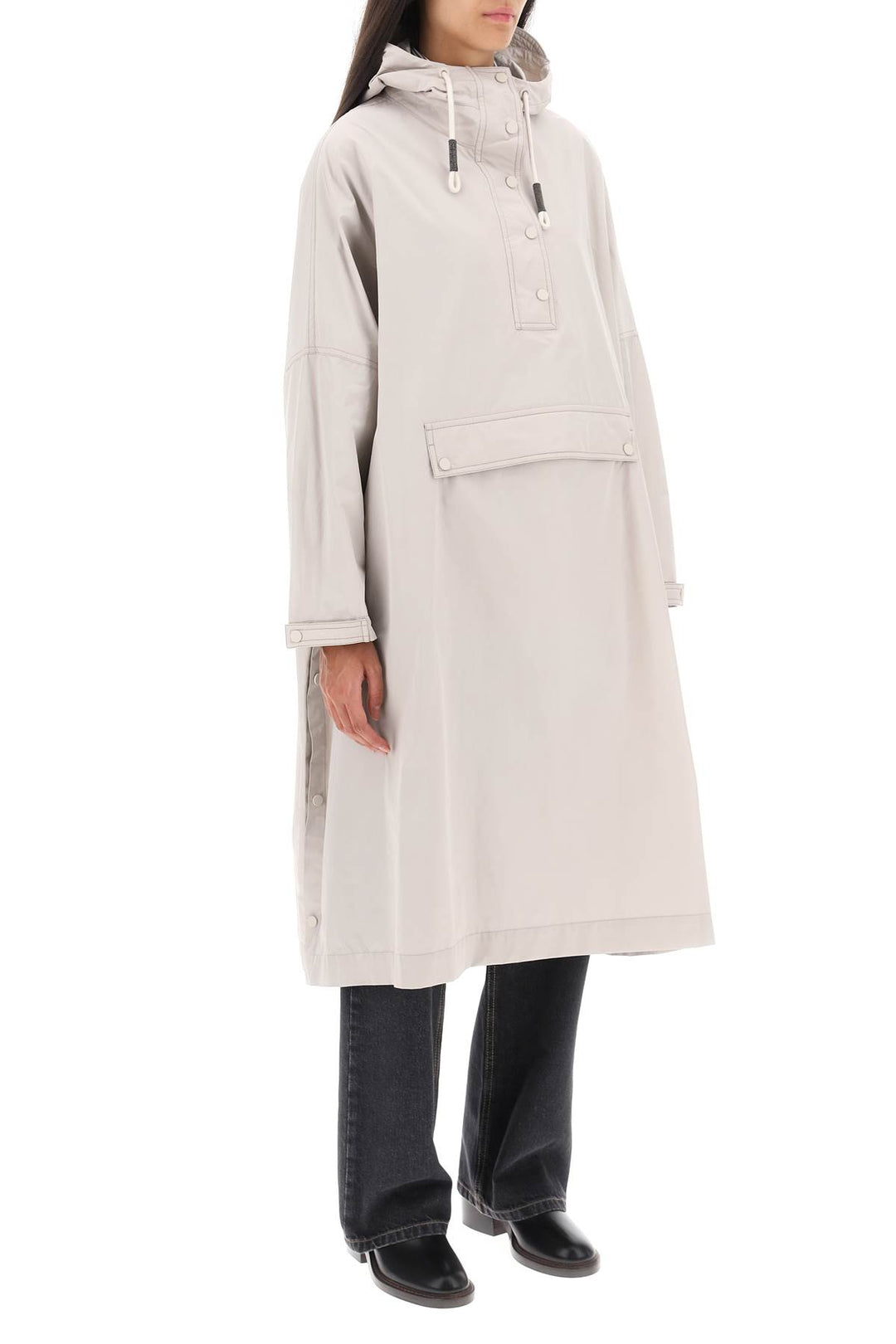 Long Trench In Taffeta - Brunello Cucinelli - Women