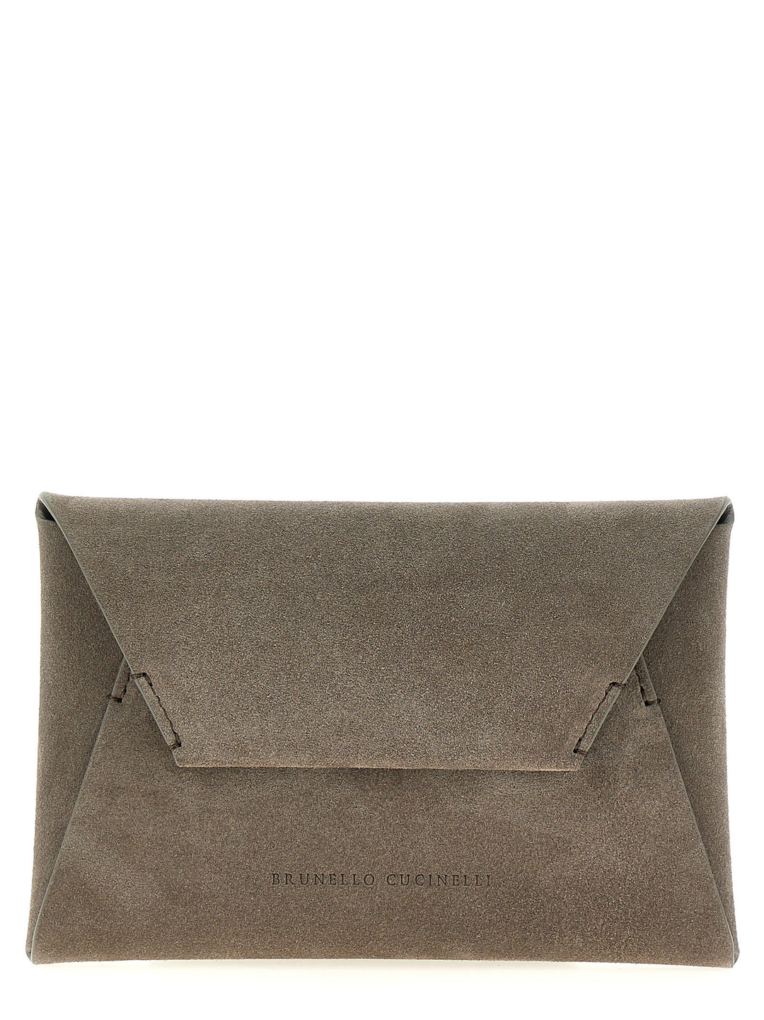 Suede Clutch Gray