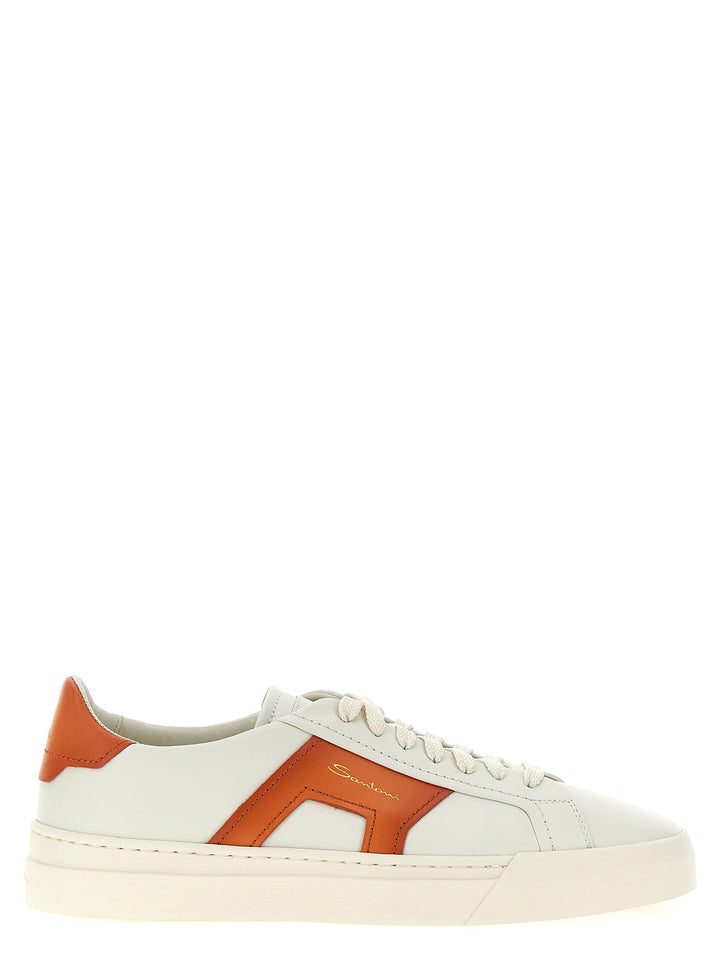 Double Buckle Sneakers Orange