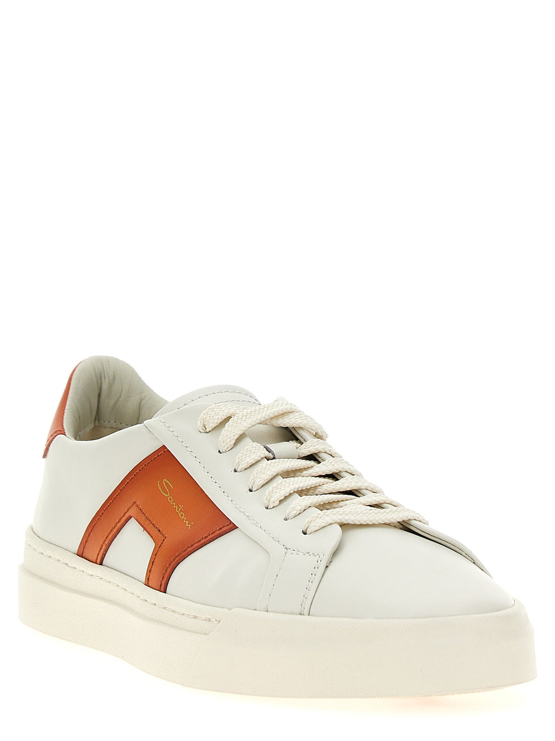 Double Buckle Sneakers Orange