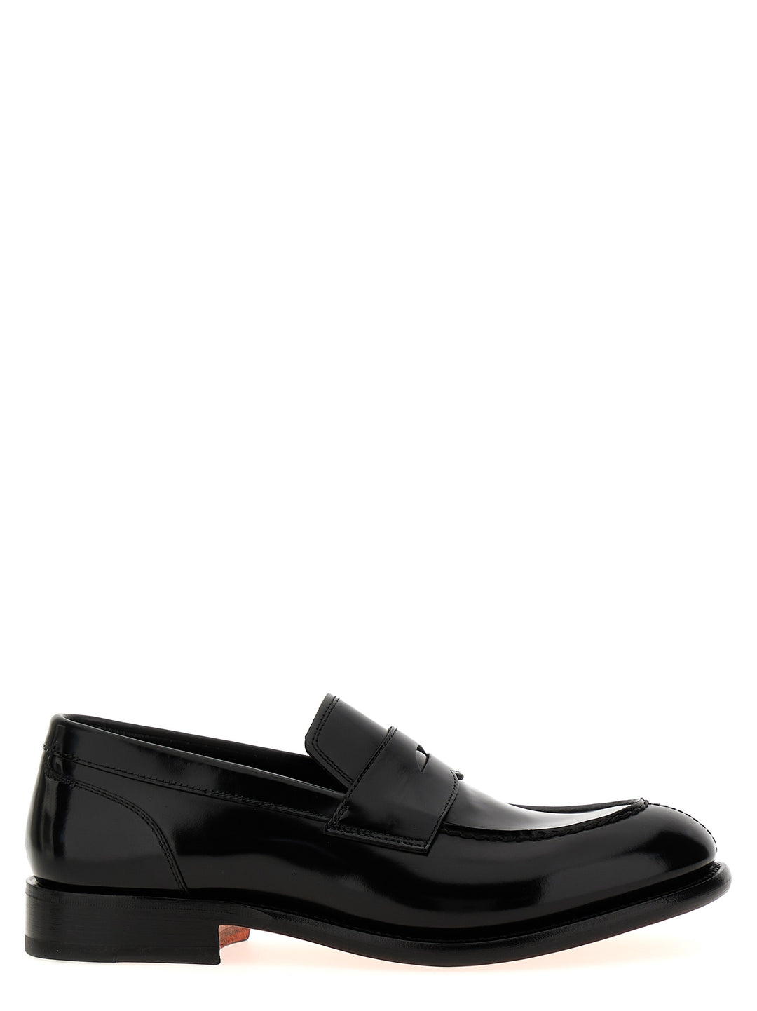 Leather Loafers Black