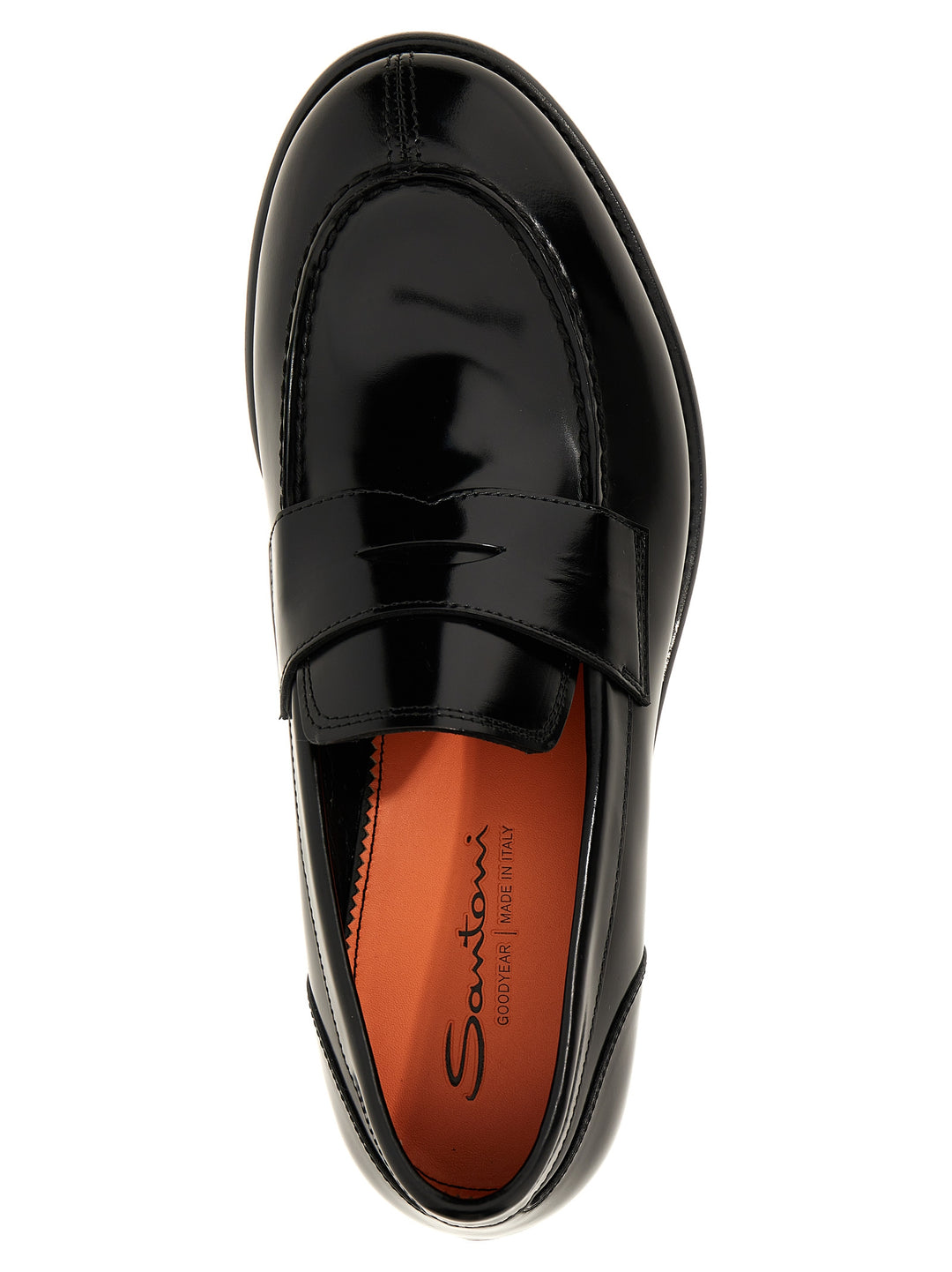 Leather Loafers Black