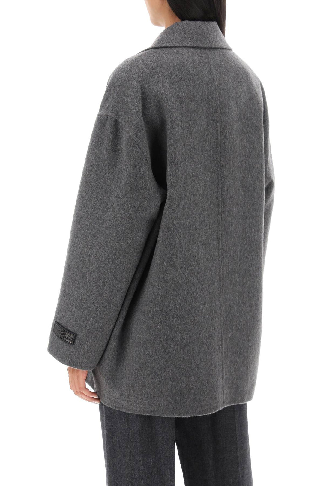 Cashmere Beaver Peacoat - Brunello Cucinelli - Women