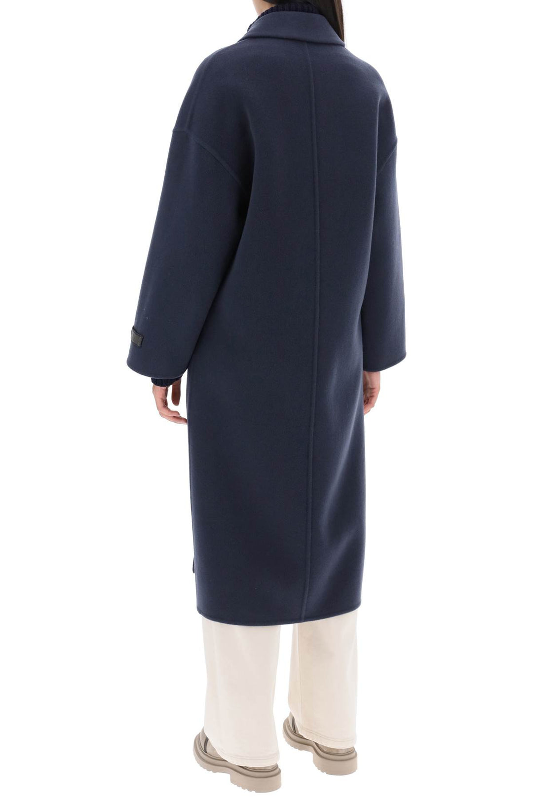 Duoble Breasted Coat In Wool And Cashmere - Brunello Cucinelli - Women