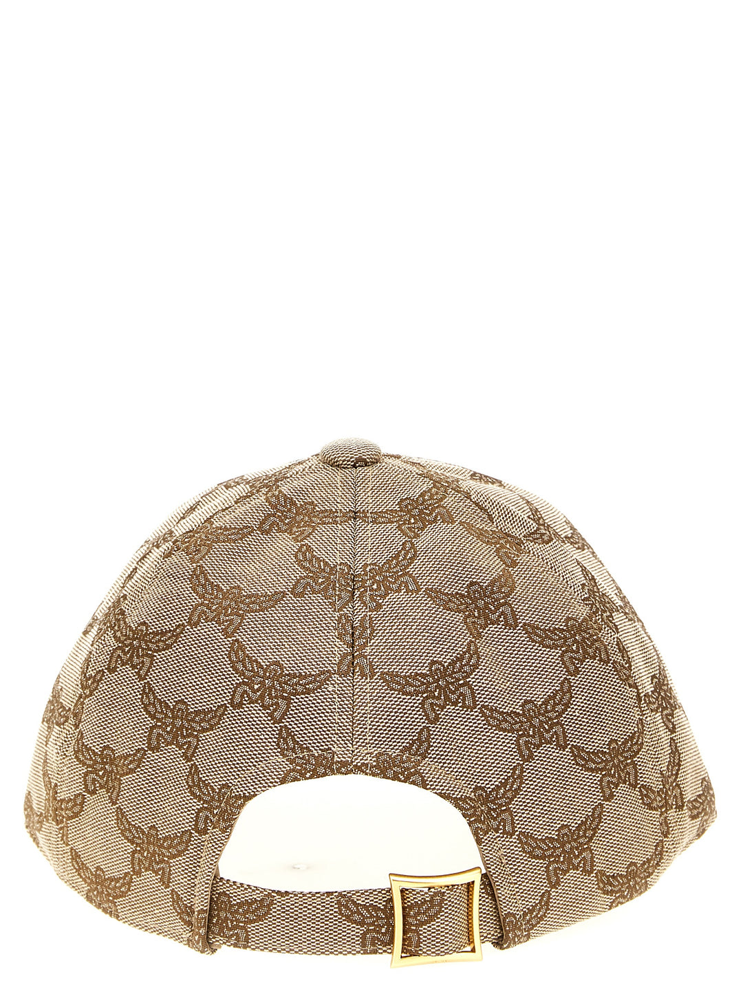 Logo Printed Cap Hats Beige