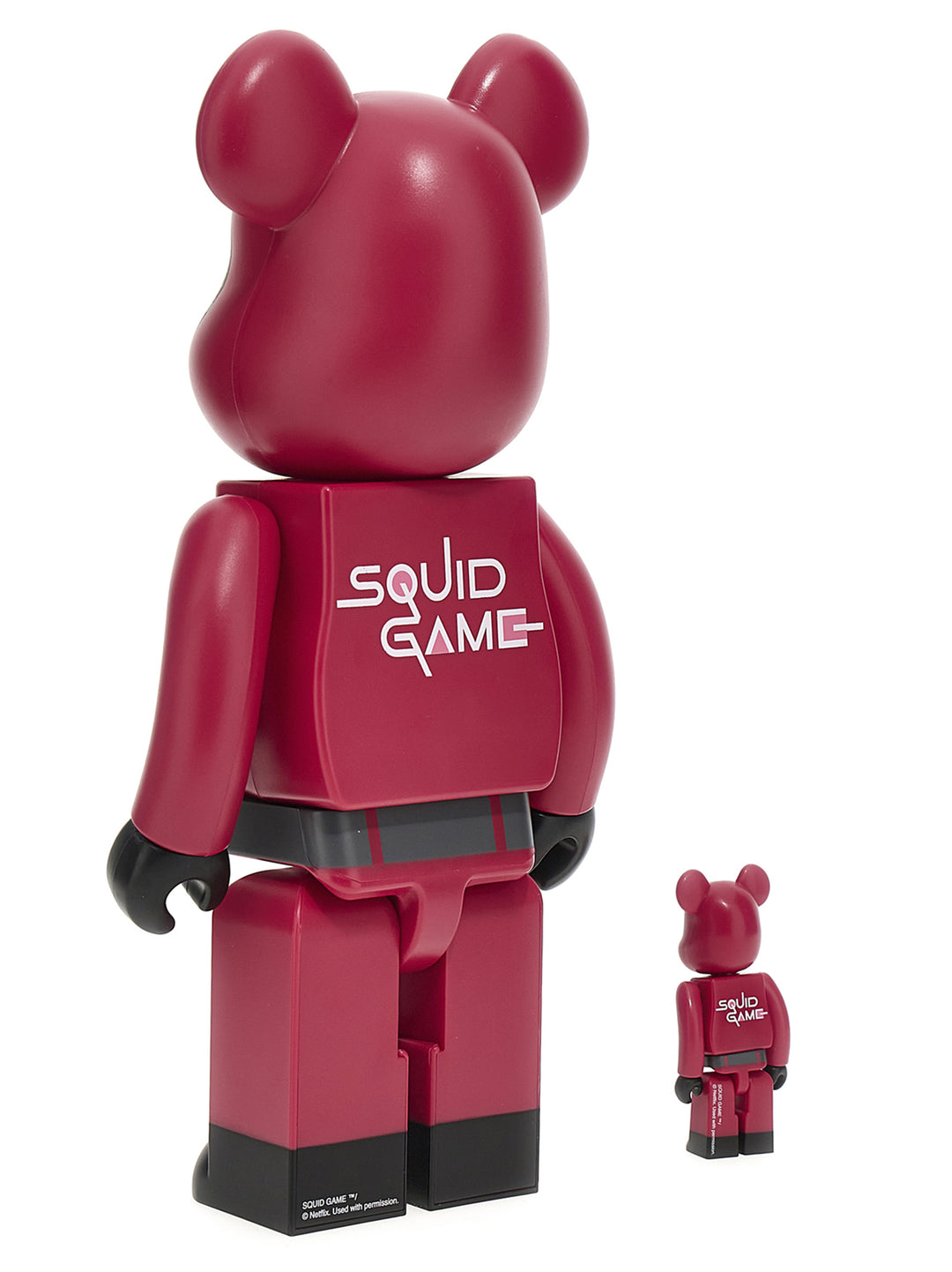 Be@Rbrick 100% And 400% Squid Game Soldier Decorative Accessories Red