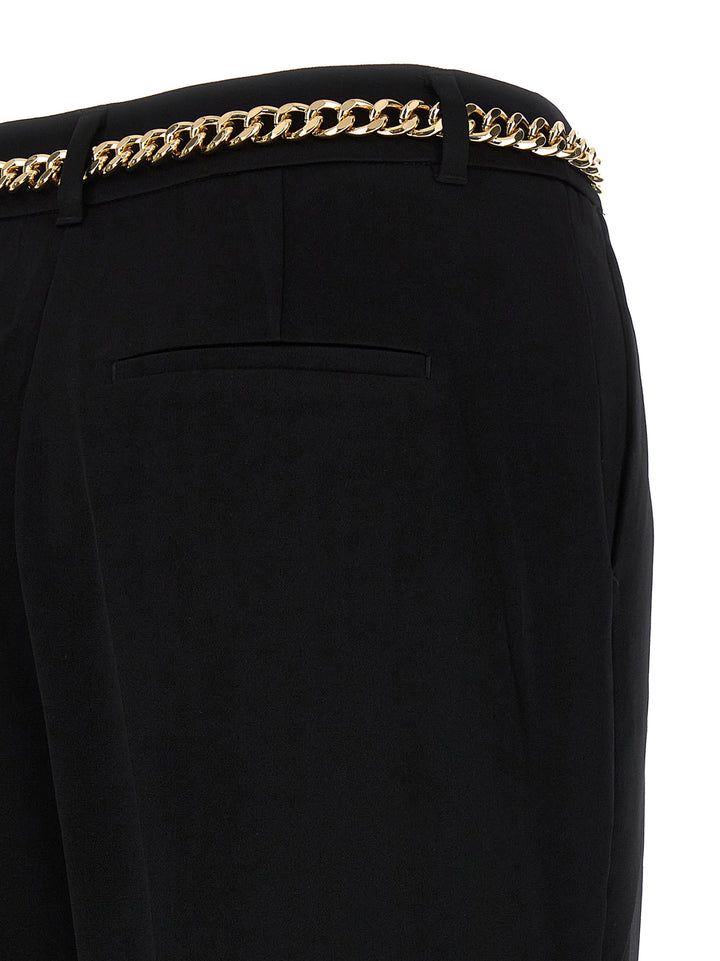 Chain Belt Pants Black