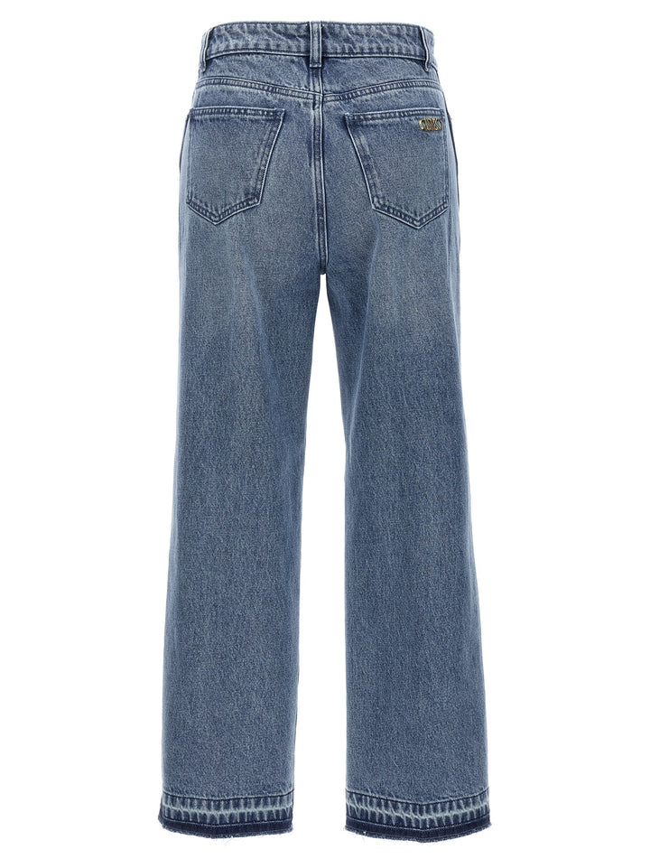 Crop Flare Jeans Light Blue