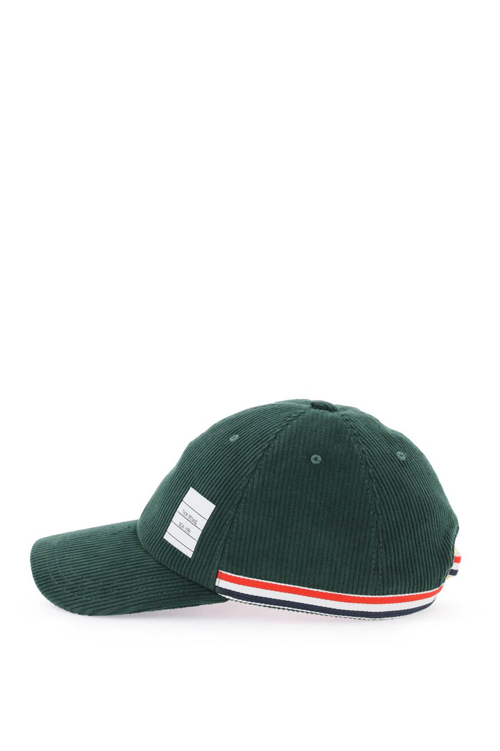 Baseball Cap In Corduroy - Thom Browne - Men