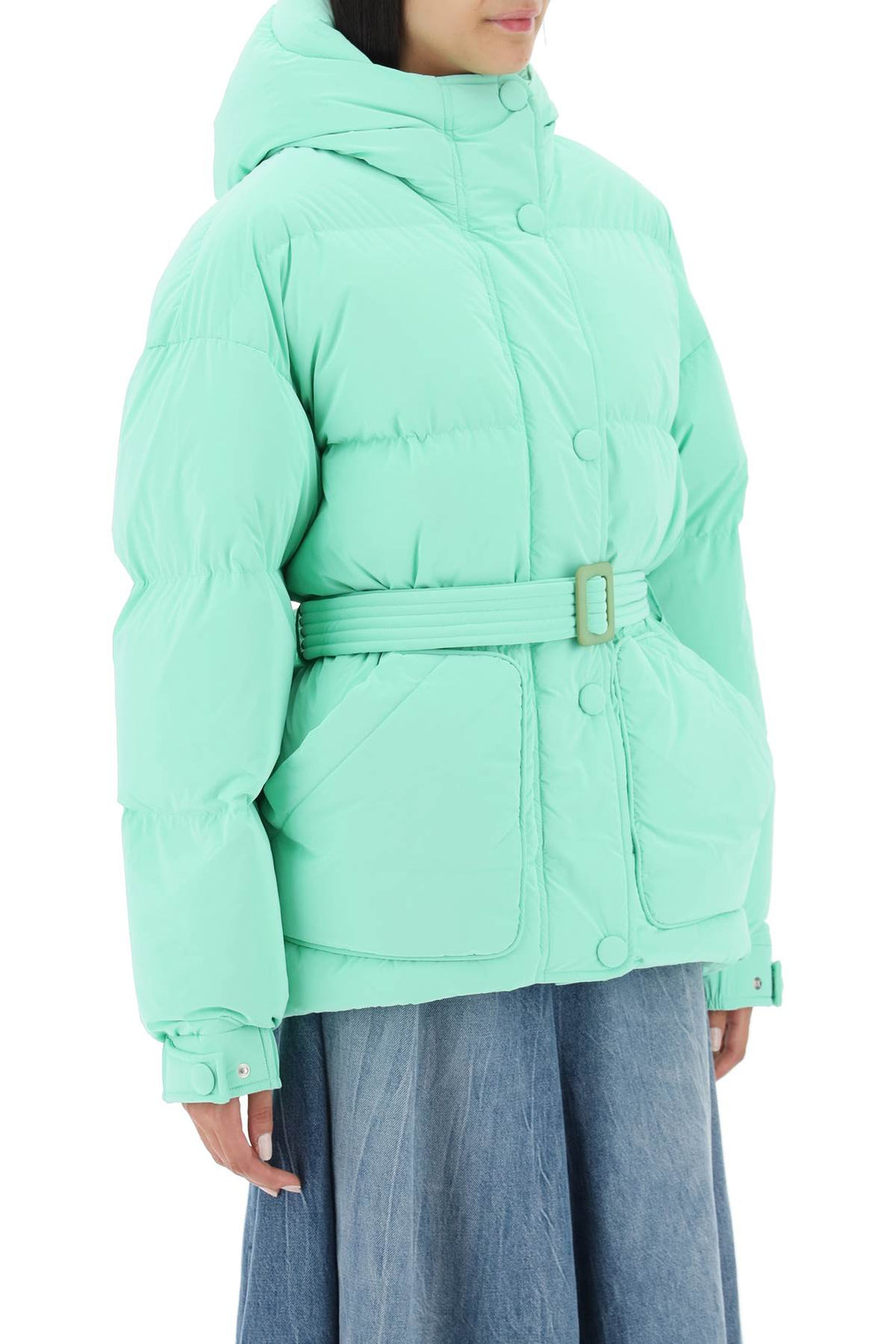 'Michlin' Belted Down Jacket - Ienki Ienki - Women