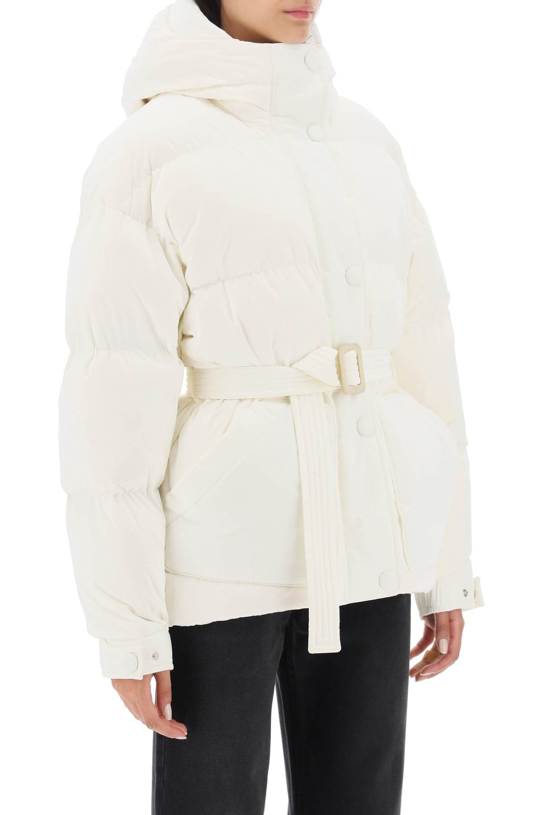 'Michlin' Belted Down Jacket - Ienki Ienki - Women