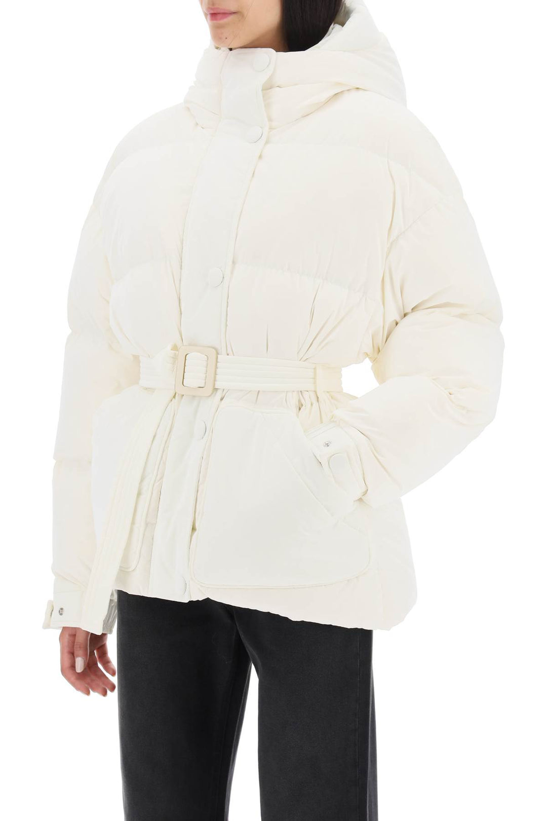 'Michlin' Belted Down Jacket - Ienki Ienki - Women