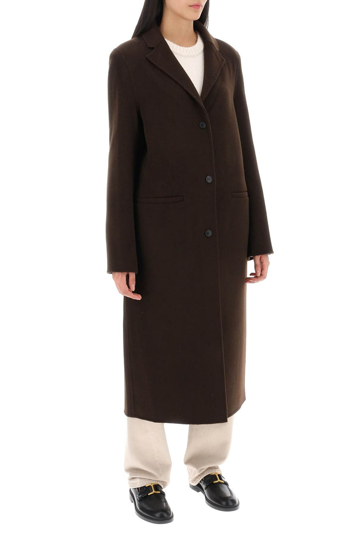 Mill Long Coat In Wool And Cashmere - Loulou Studio - Women