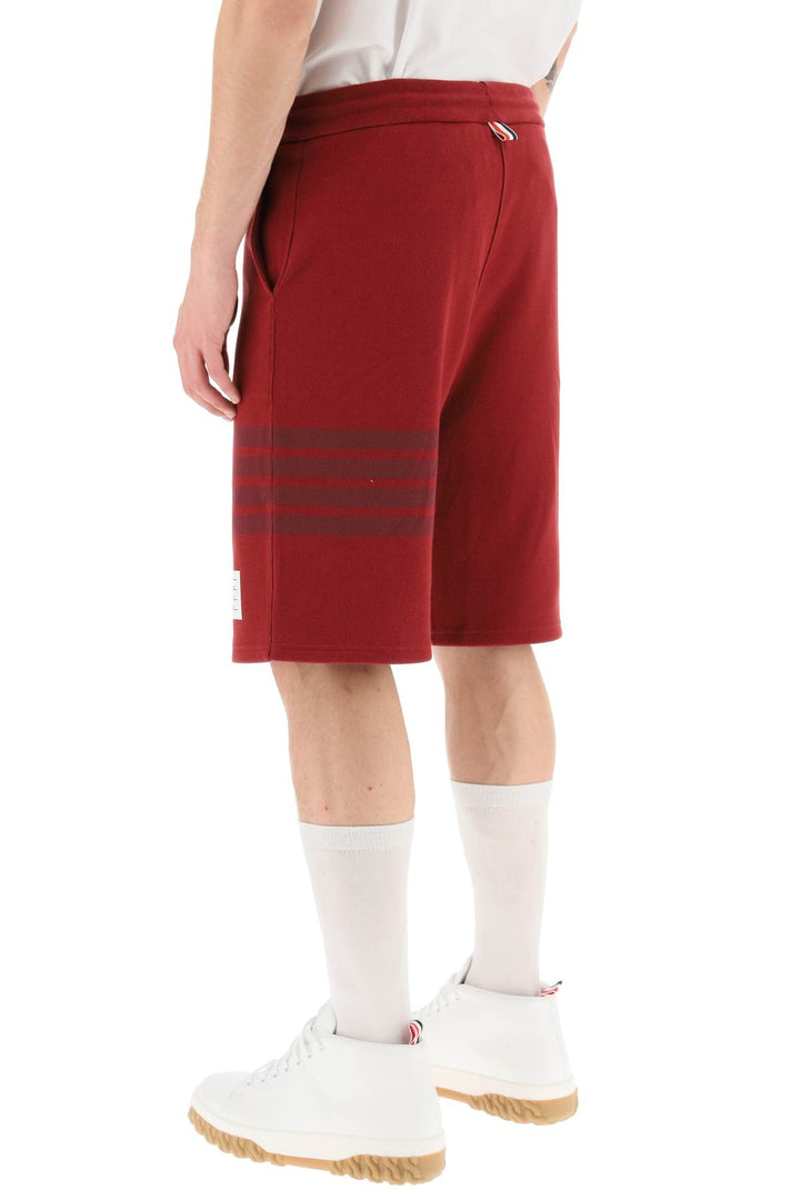 4 Bar Knit Shorts - Thom Browne - Men