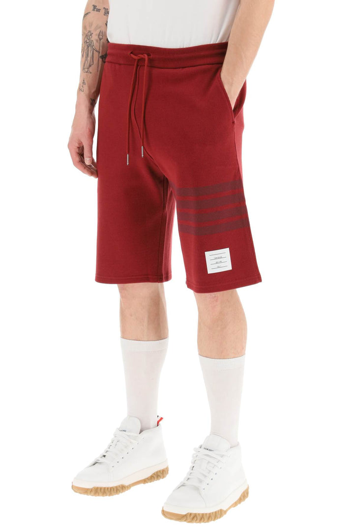 4 Bar Knit Shorts - Thom Browne - Men