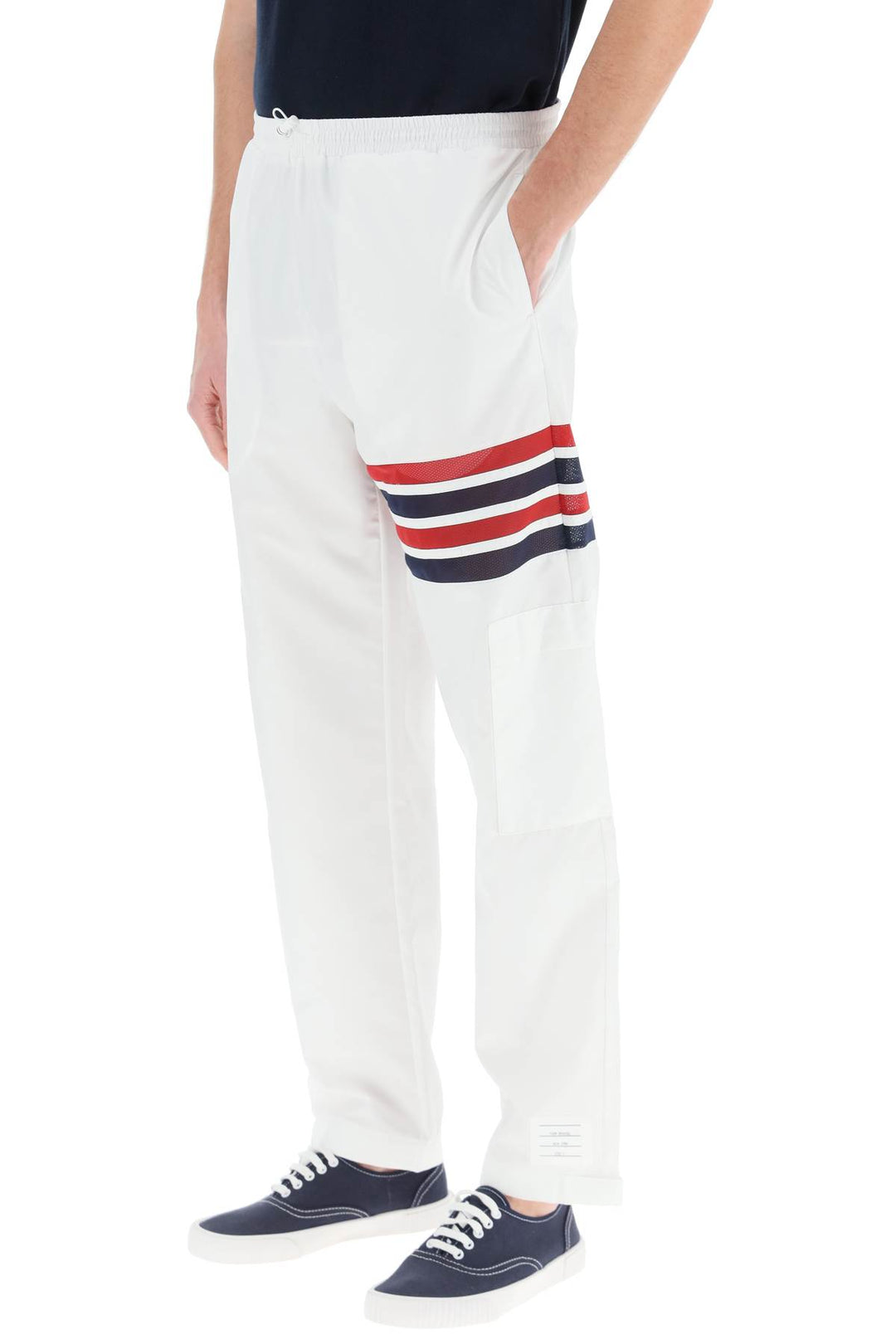 4 Bar Ripstop Pants - Thom Browne - Men