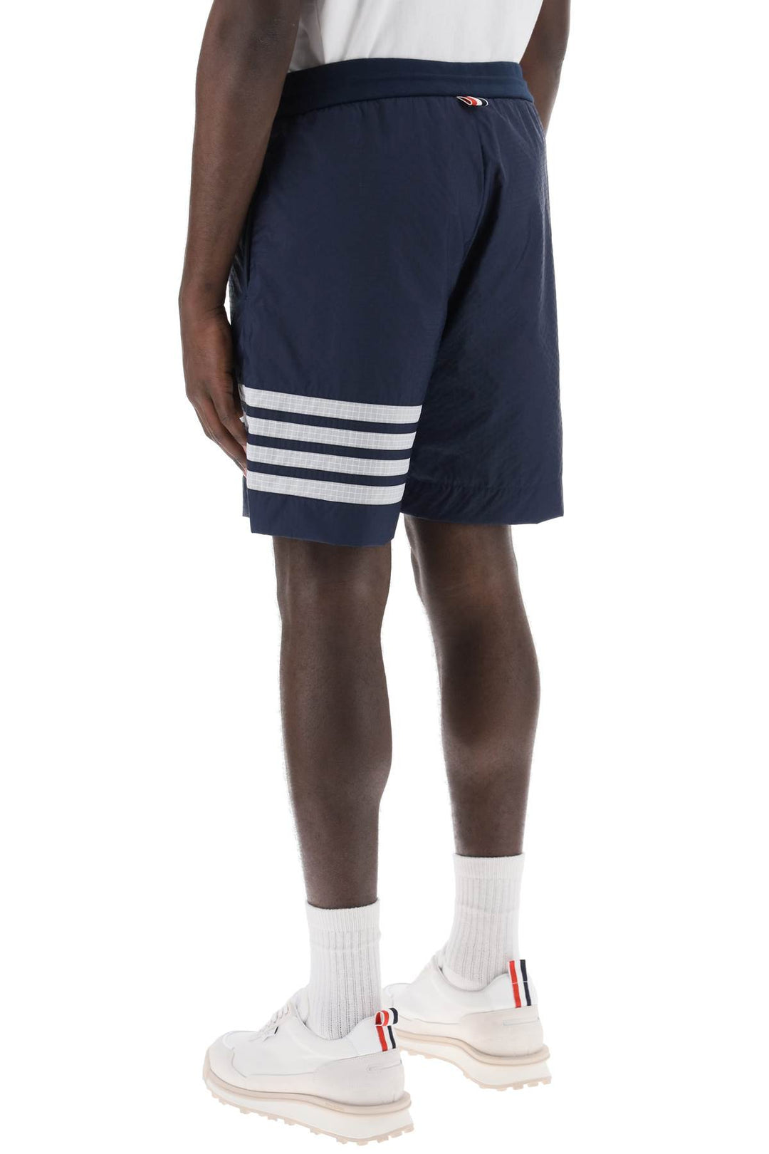 4 Bar Shorts In Ultra Light Ripstop - Thom Browne - Men