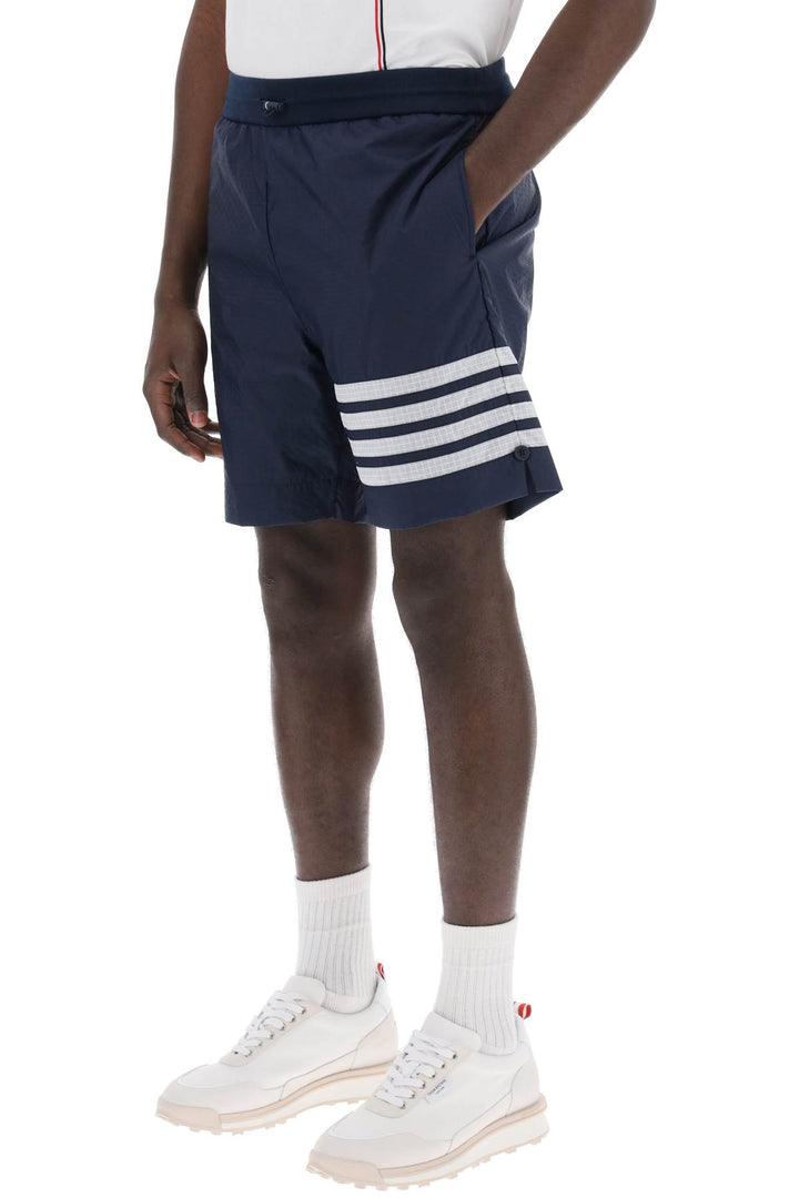 4 Bar Shorts In Ultra Light Ripstop - Thom Browne - Men