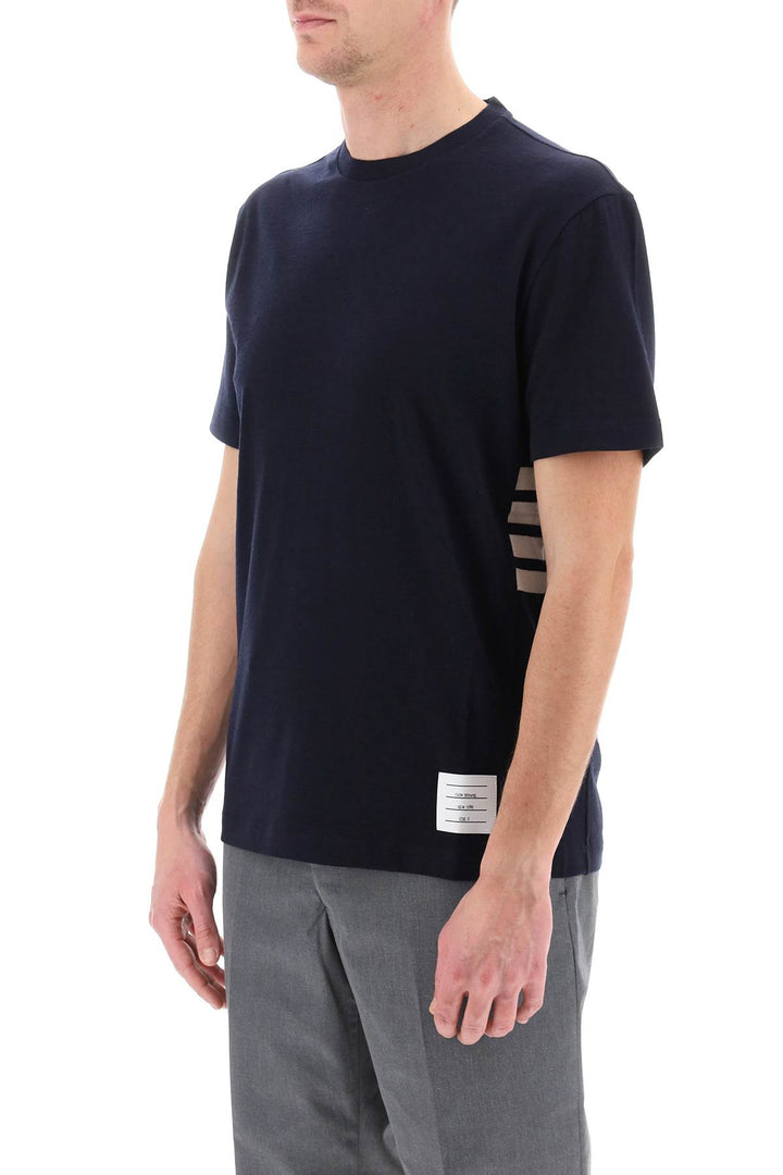 Wool Jersey 4 Bar T Shirt - Thom Browne - Men