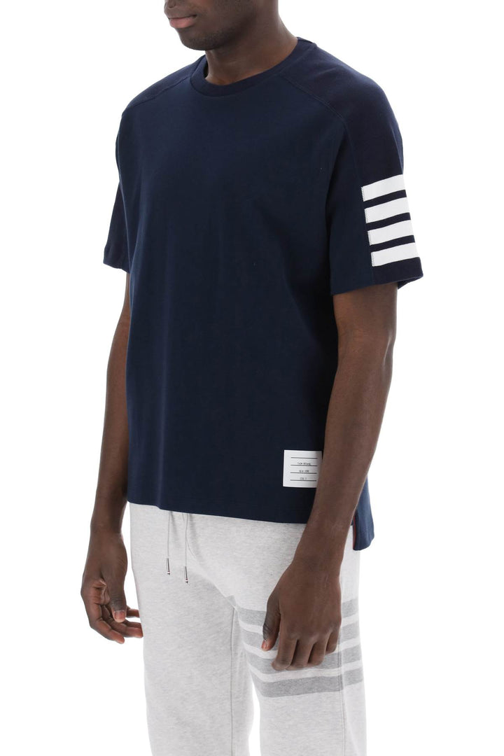 4 Bar Crew Neck T Shirt - Thom Browne - Men