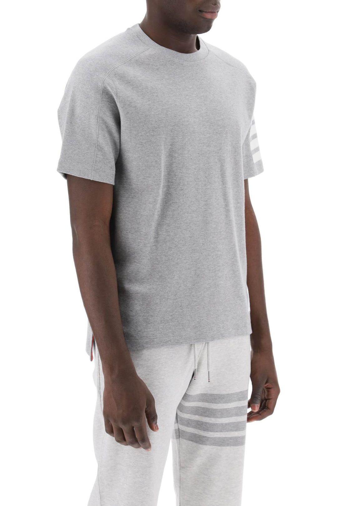 4 Bar Crew Neck T Shirt - Thom Browne - Men