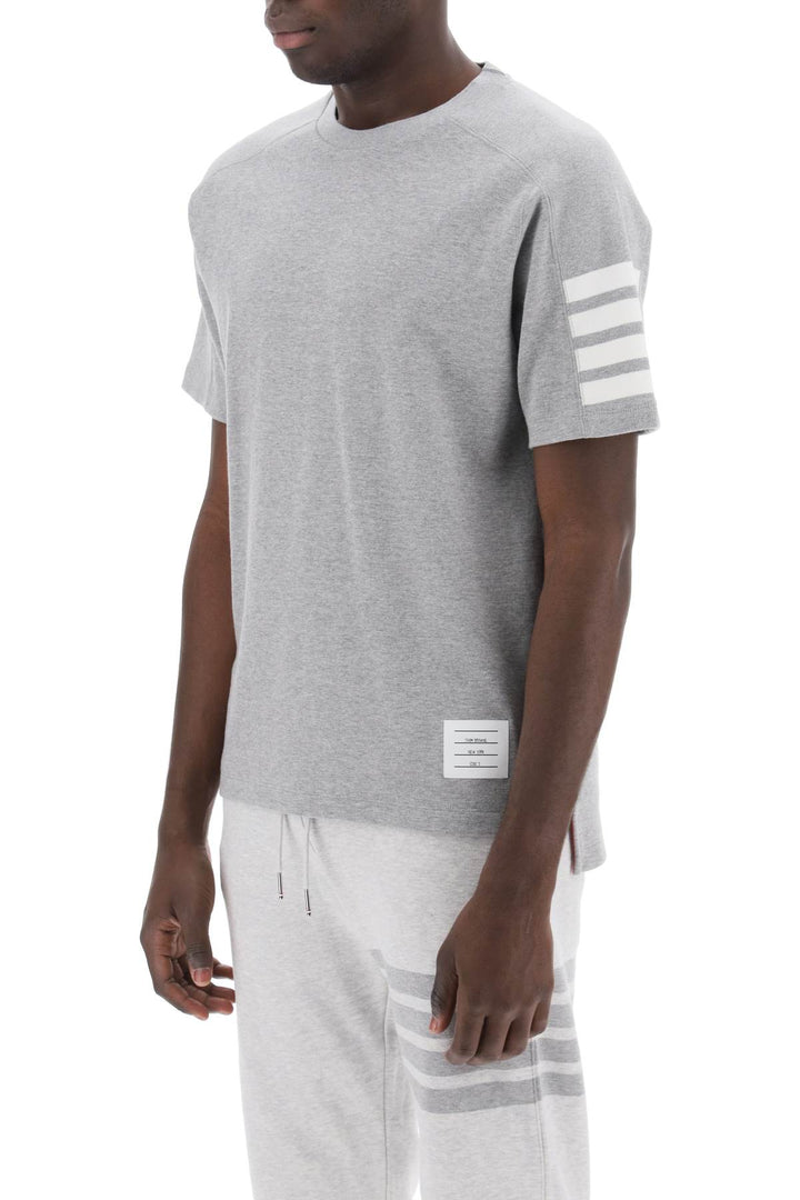 4 Bar Crew Neck T Shirt - Thom Browne - Men