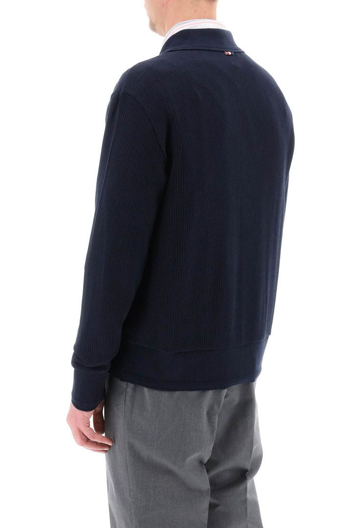 Collared Cotton Cardigan - Thom Browne - Men