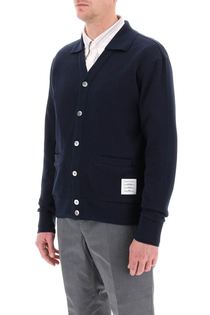 Collared Cotton Cardigan - Thom Browne - Men