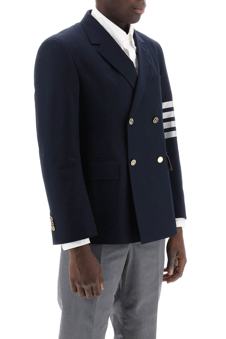 4 Bar Double Breasted Jacket - Thom Browne - Men