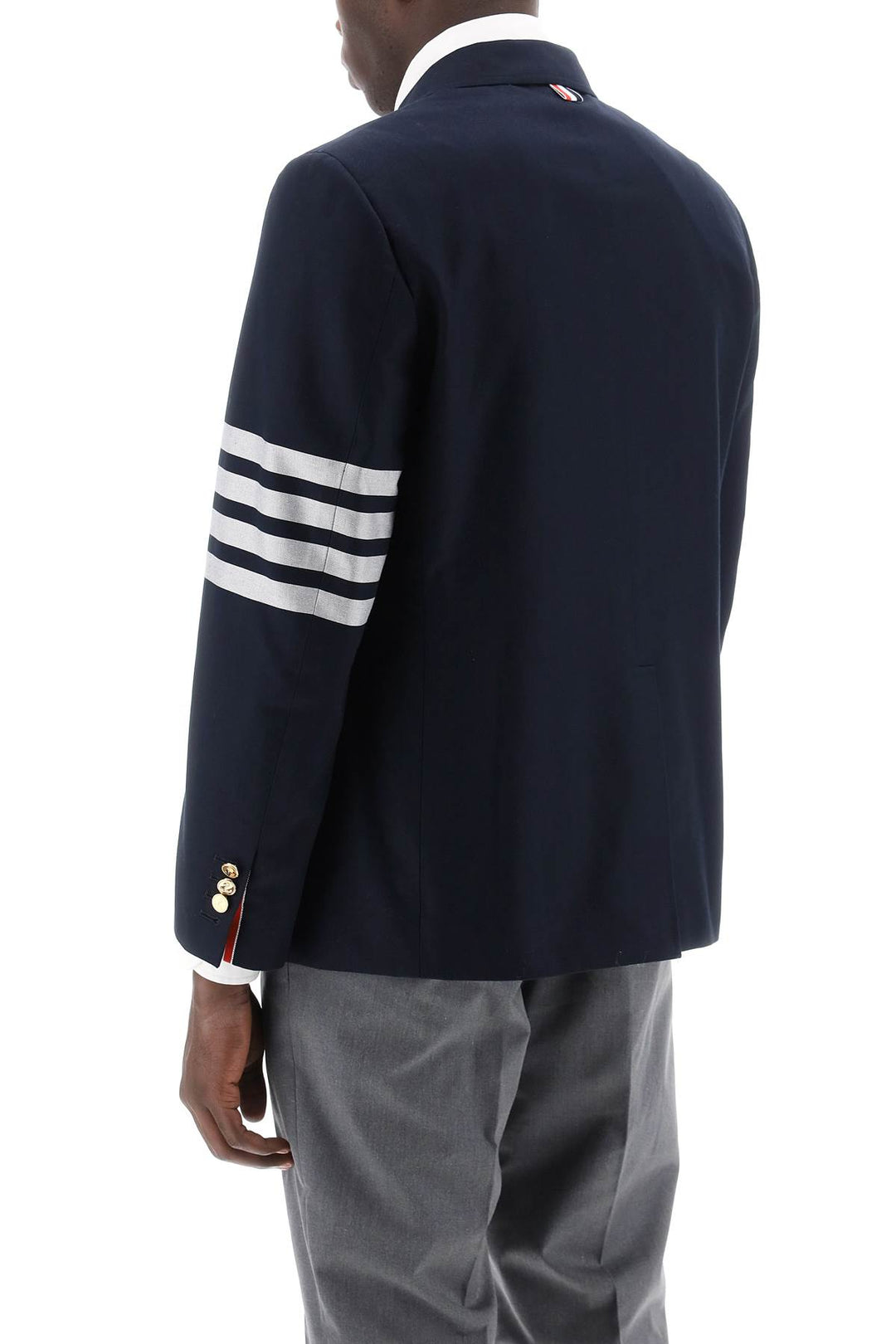 4 Bar Double Breasted Jacket - Thom Browne - Men