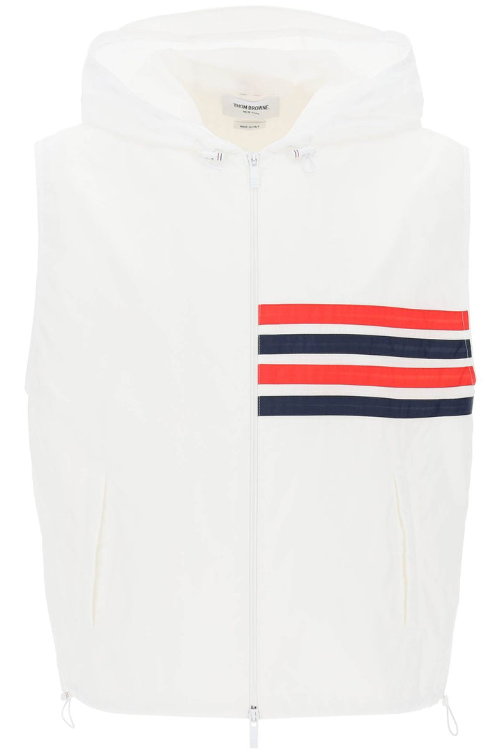 Gilet Con Cappuccio 4 Bar - Thom Browne - Men