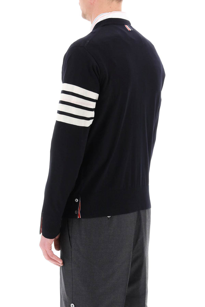 Fine Merino Wool 4 Bar Sweater - Thom Browne - Men