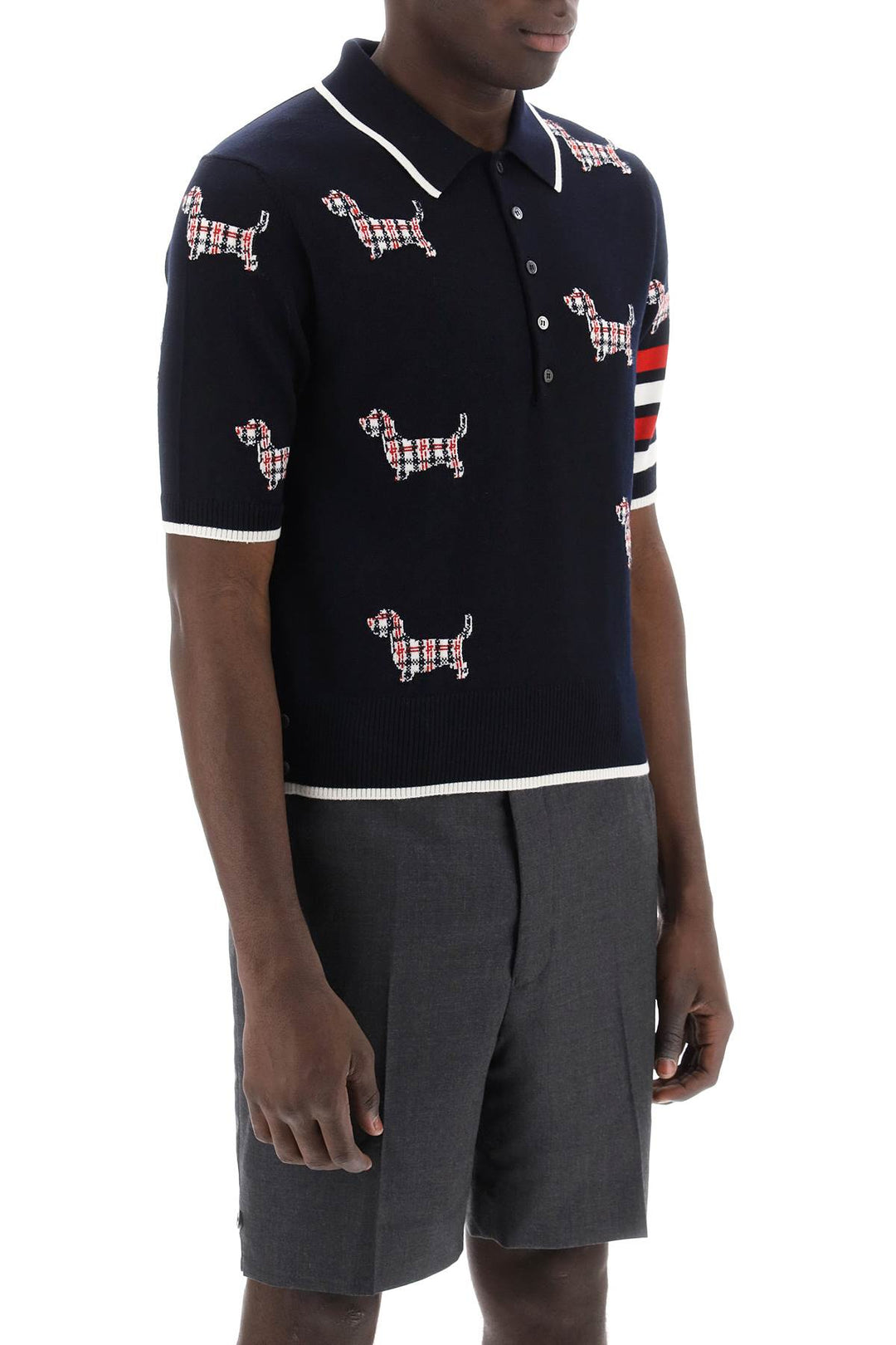 Hector Knitted Polo Shirt - Thom Browne - Men