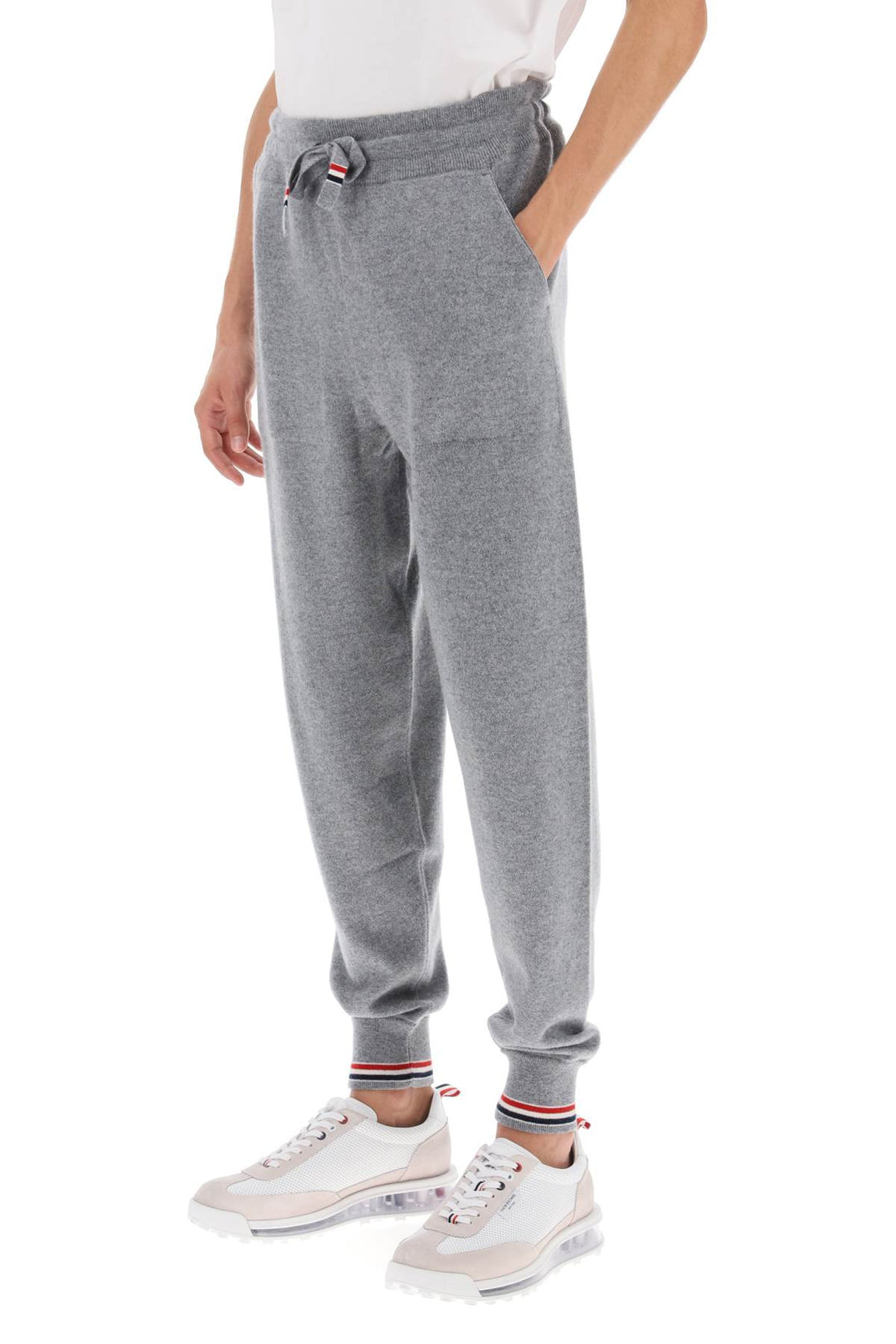 Cashmere Drawstring Pants - Thom Browne - Men