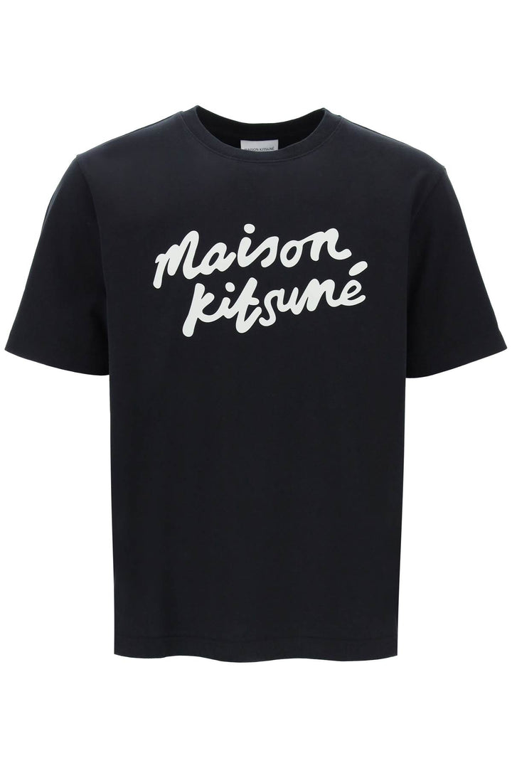 T Shirt Con Logo Handwriting - Maison Kitsune - Men