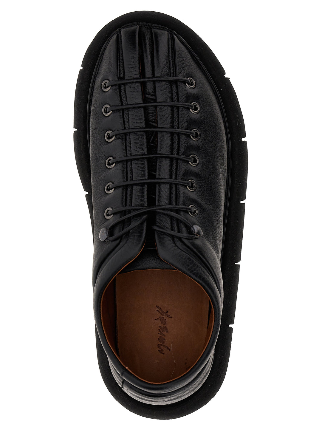 Intagliata Lace Up Shoes Black