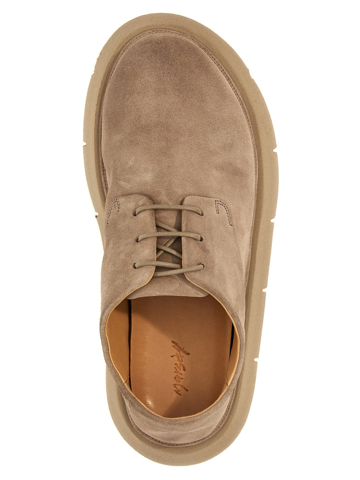 Intagliata Lace Up Shoes Beige