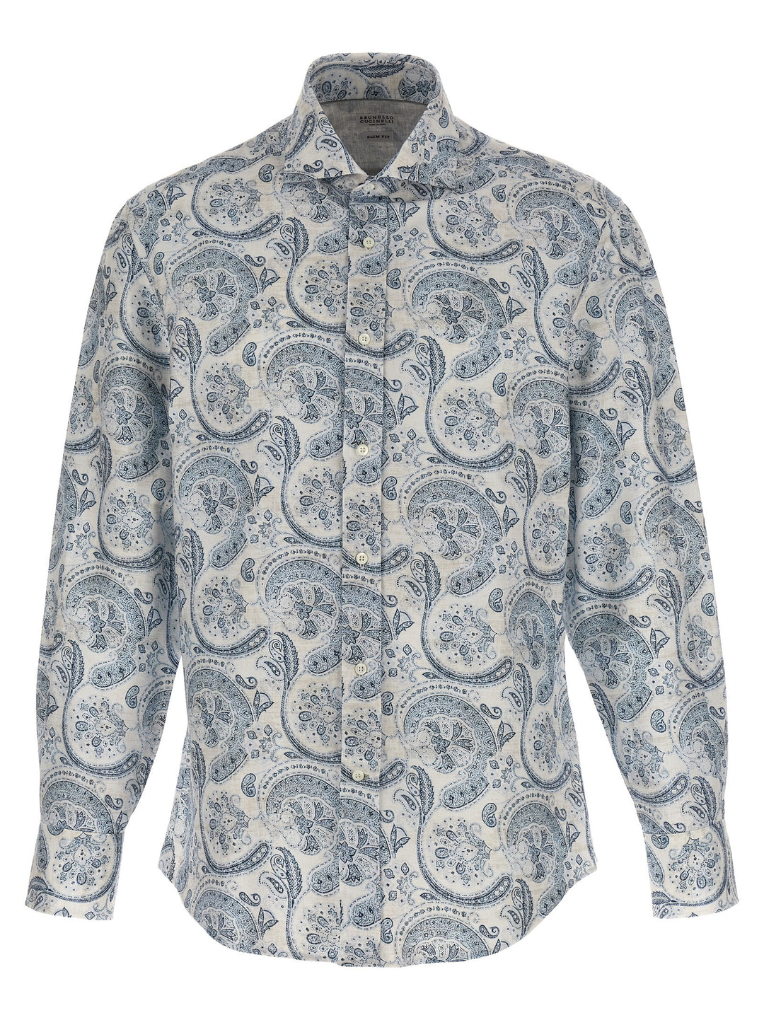 Patterned Shirt Shirt, Blouse Blue