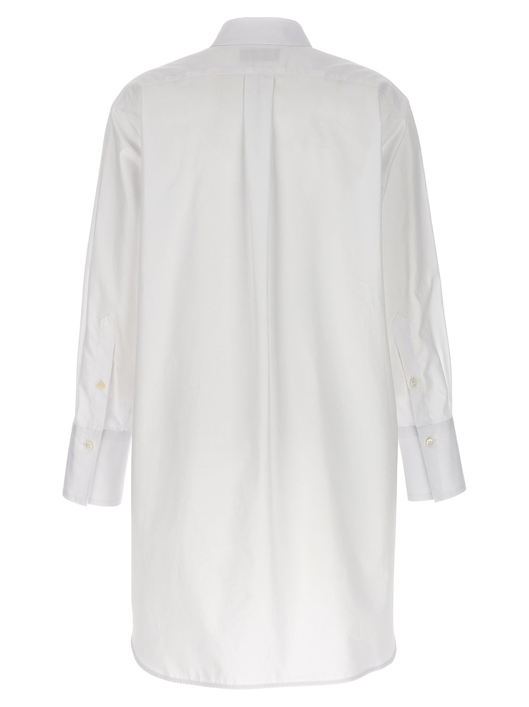 Long Plastron Tuxedo Shirt Shirt, Blouse White