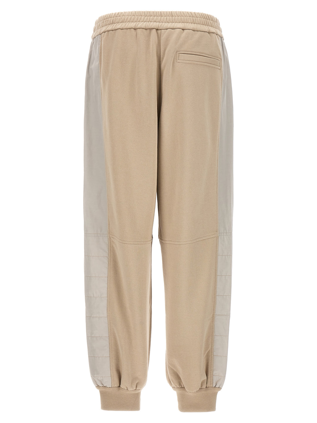 Padded Insert Joggers Pants Beige