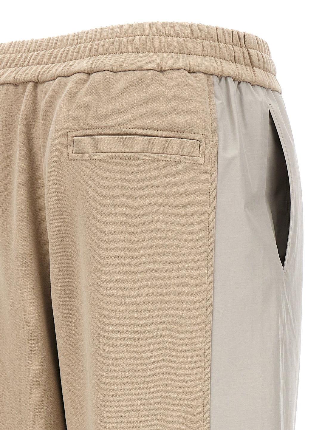 Padded Insert Joggers Pants Beige