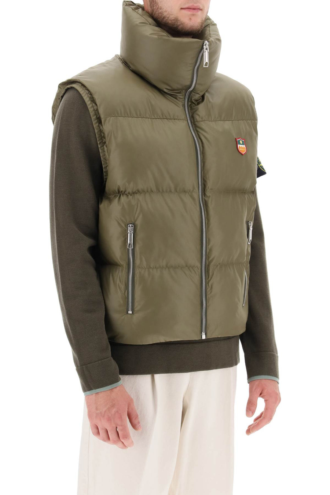 Padded Vest In Ripstop - Bally - Men