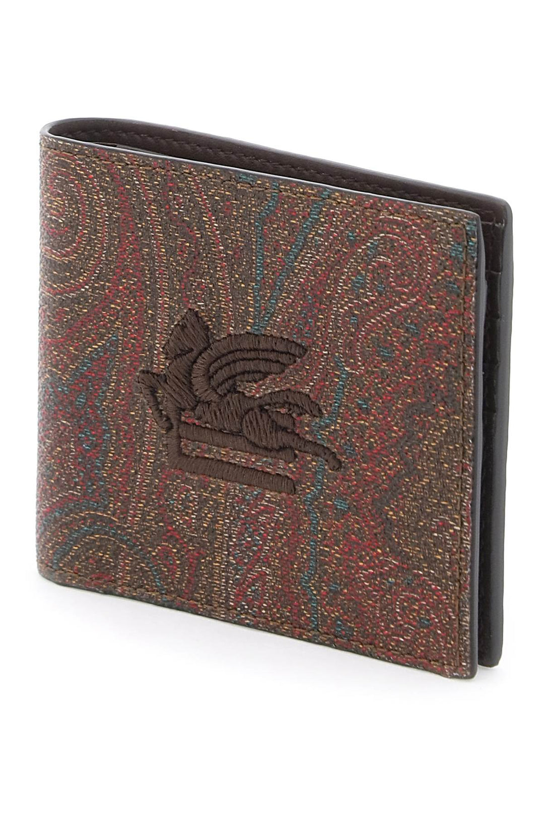 Paisley Bifold Wallet With Pegaso Logo - Etro - Women