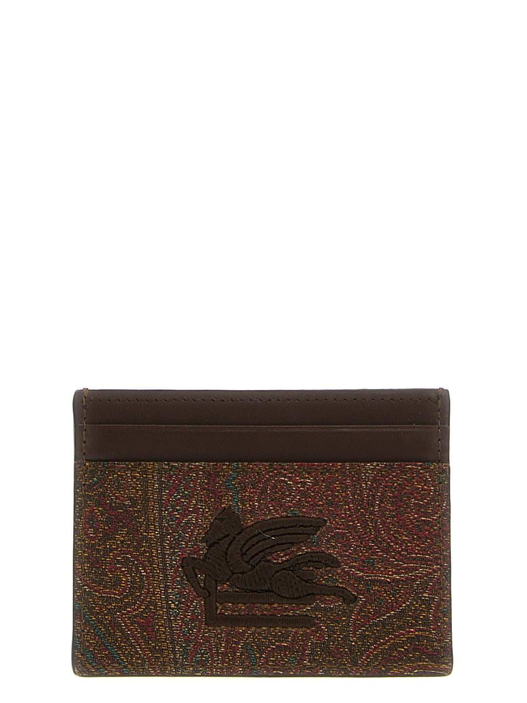 Paisley Card Holder Wallets, Card Holders Brown