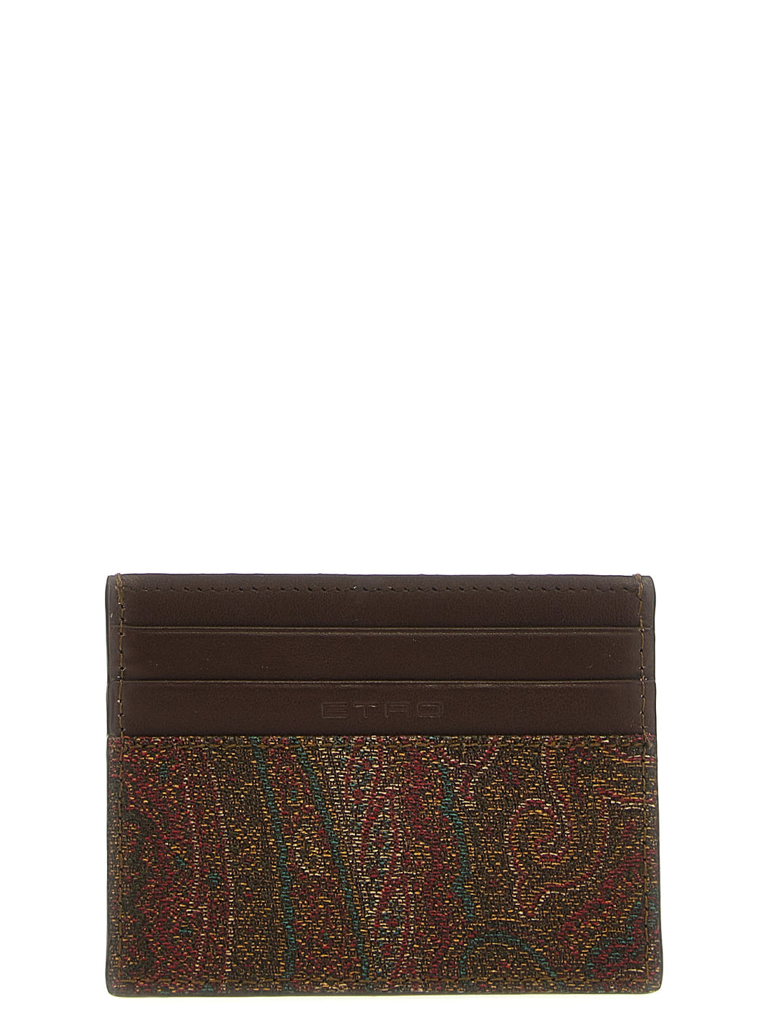 Paisley Card Holder Wallets, Card Holders Brown