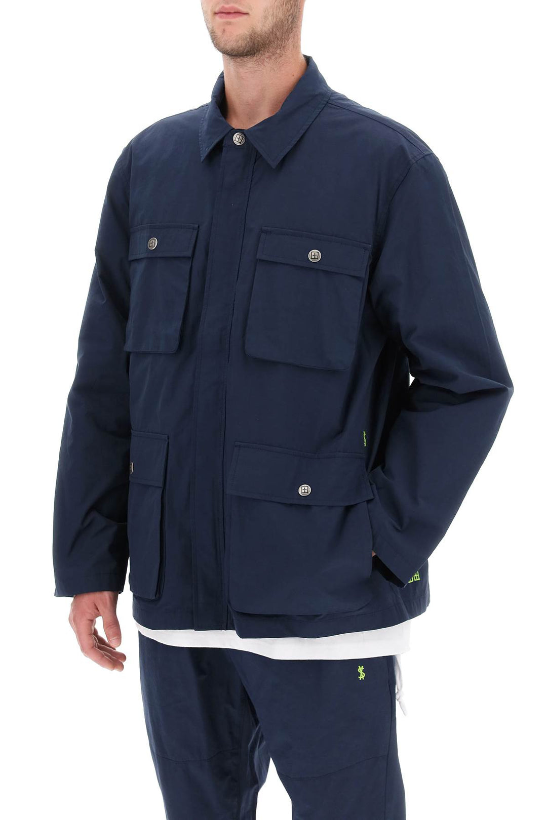 'Detonate' Technical Cotton Jacket - Ksubi - Men