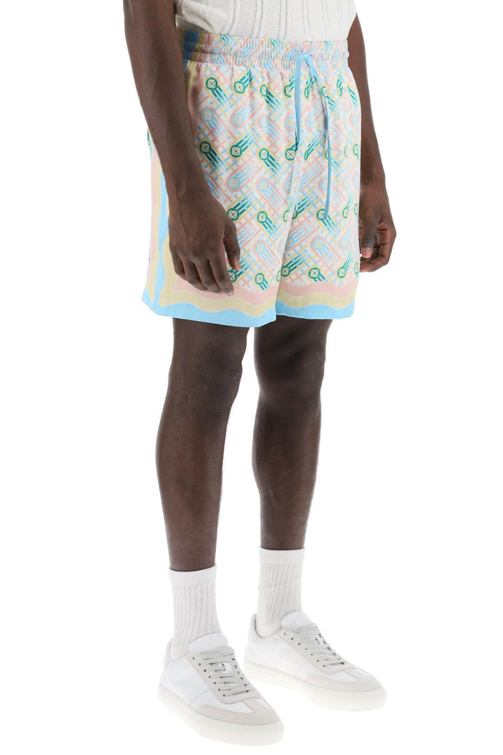 Ping Pong Satin Shorts - Casablanca - Men