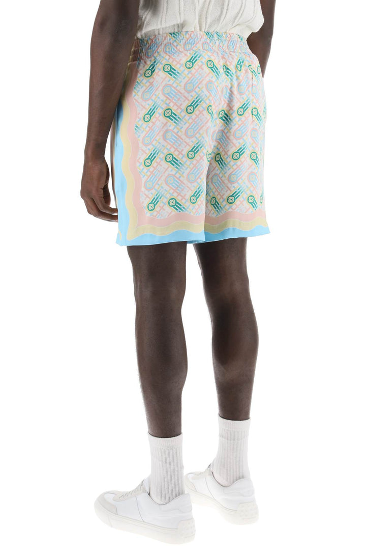 Ping Pong Satin Shorts - Casablanca - Men