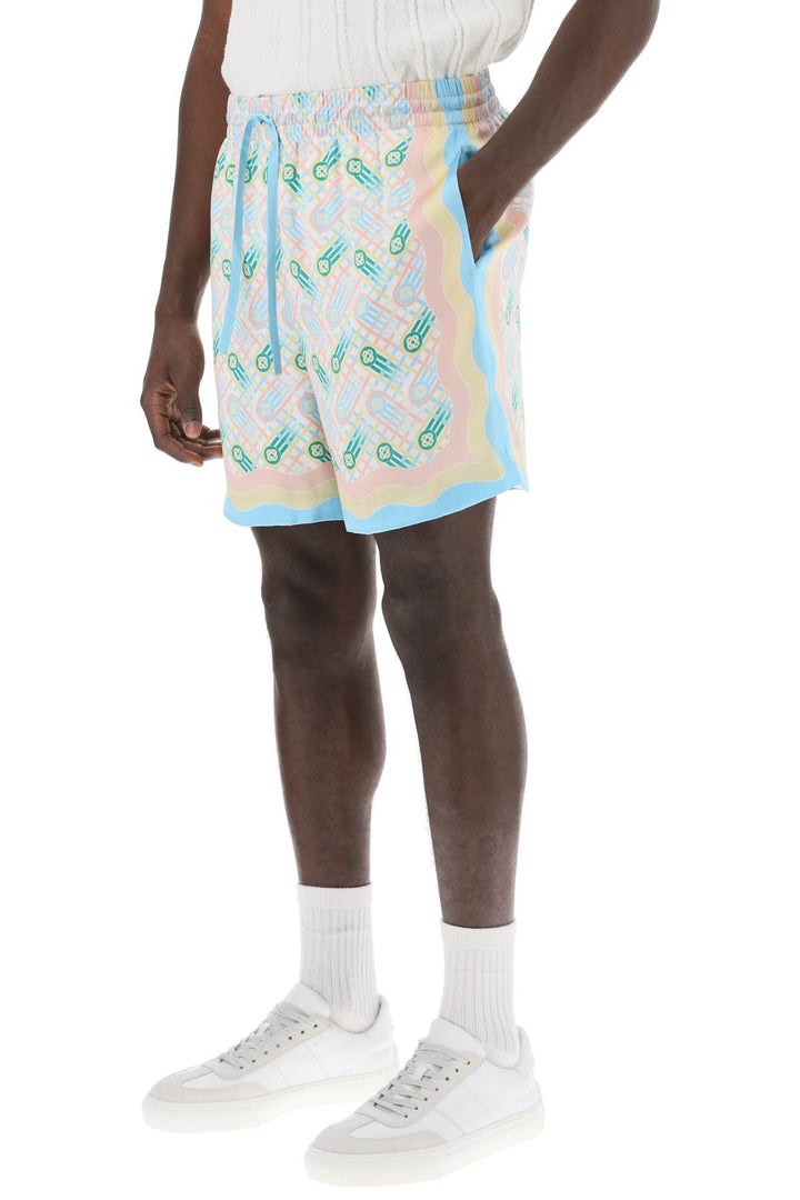 Ping Pong Satin Shorts - Casablanca - Men