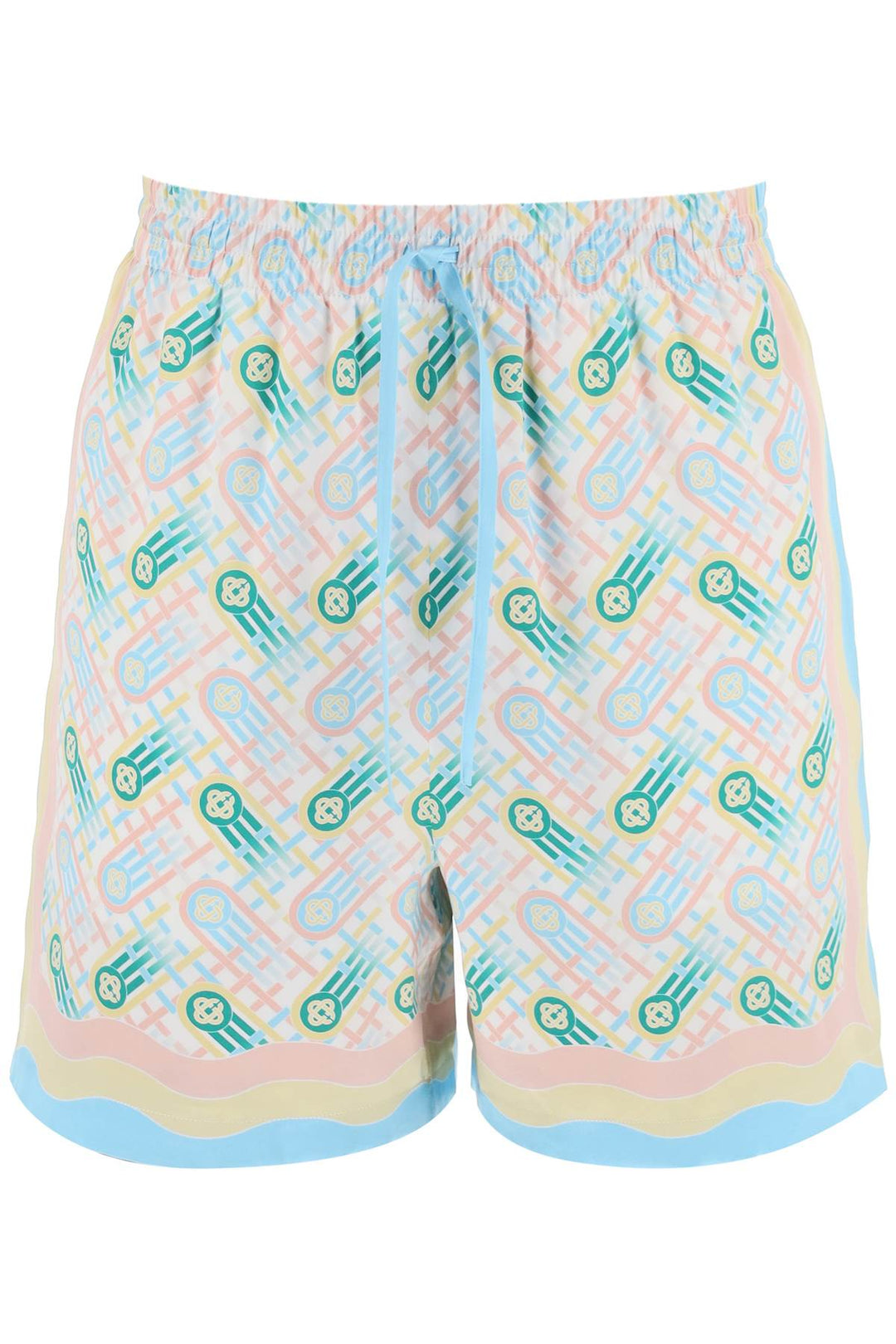 Ping Pong Satin Shorts - Casablanca - Men